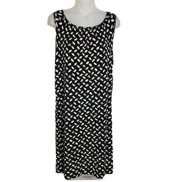J. Jill Dresses & Skirts - J. JILL Wearever Collection Womens Shift Dress Small Petite Stretch Black Print